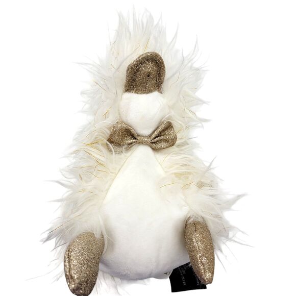 4/$25 -Doudou et Compagnie Paris D&C Coin Coin "Moonlight" White Gold Duck Plush - Picture 5 of 7